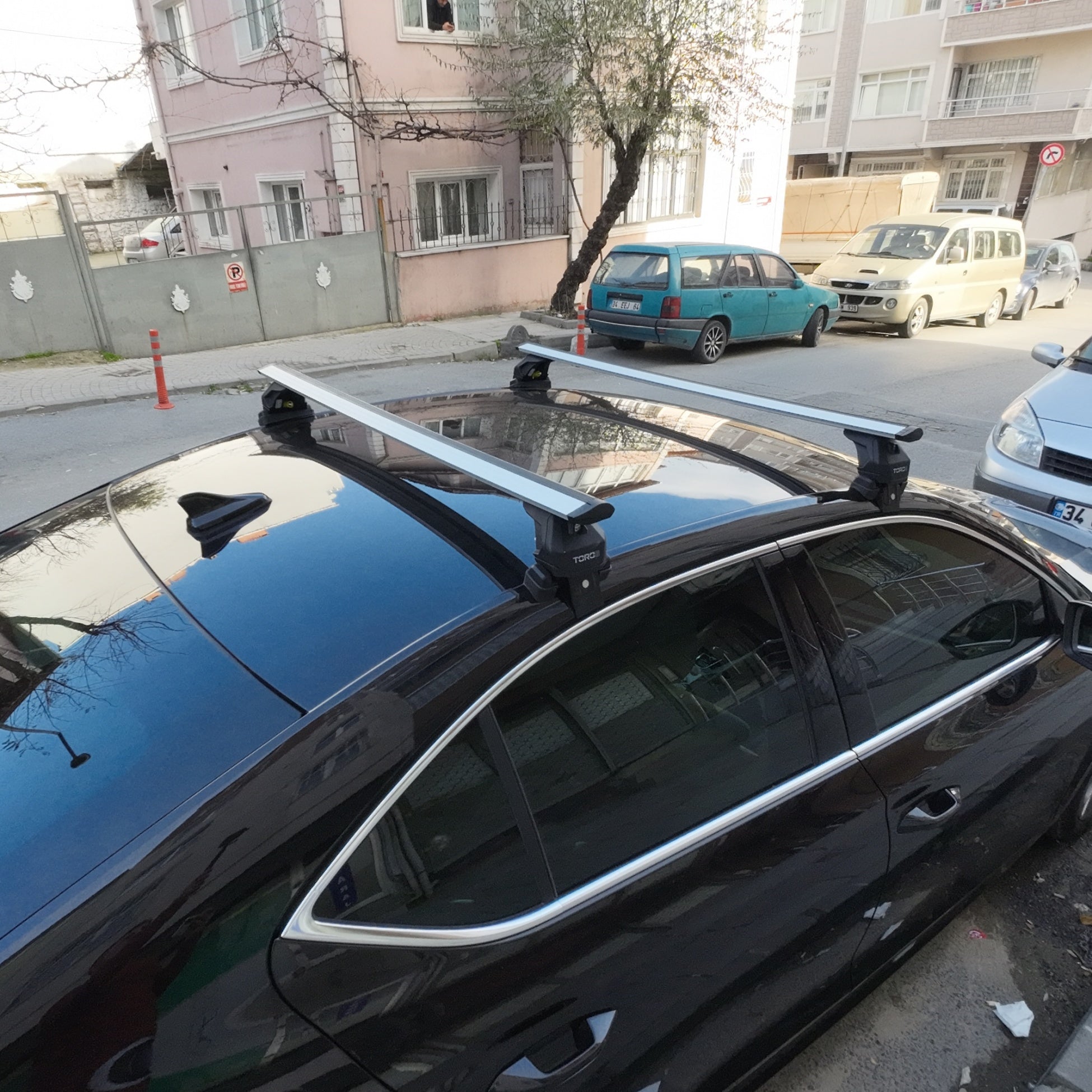 For Skoda Superb Sedan B9 (2024-2025) Aluminum Roof Rack System Carrier Cross Bars Black For Skoda Superb Sedan B9 (2024-2025) Aluminum Roof Rack System Carrier Cross Bars Black